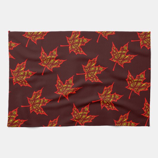 Brandblaar Theedoek (Horizontaal)