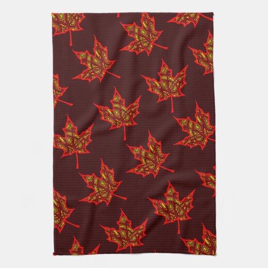 Brandblaar Theedoek (Verticaal)