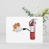 Brandblusapparaat dat branduitvindingen uitsluit kaart (Staand voorkant)