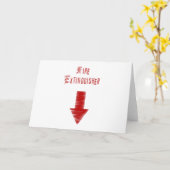 Brandblusapparaat Kaart (Gele Bloem)