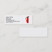 Brandblusapparaat Mini Visitekaartje (Voorkant / Achterkant)