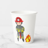 Brandblusapparaat Papieren Bekers (Voorkant)