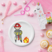 Brandblusapparaat Papieren Bordje (Feest)