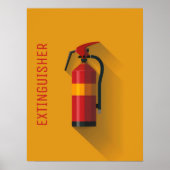 brandblusapparaat poster (Voorkant)