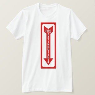 brandblusapparaat t-shirt