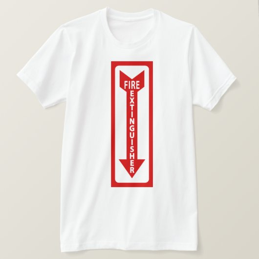 brandblusapparaat t-shirt (Design voorkant)