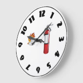 Brandblusapparaat Uitschakelen van brandkast Grote Klok (Hoek)