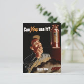  brandblusapparaten uit de Tweede Wereldoorlog Briefkaart (Staand voorkant)