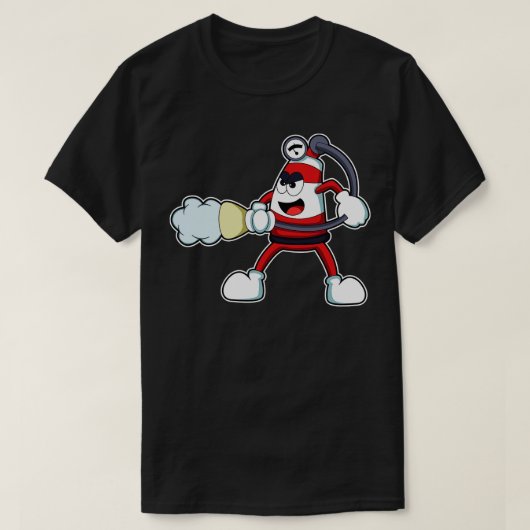 Brandblusapparaten voor brandweer t-shirt (Design voorkant)