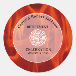 Brandblusbrandblusbrandblusbrandblusbrandblusbrand Ronde Sticker