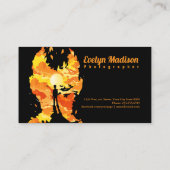 brandblusgeest bij mannen y676 visitekaartje (Achterkant)