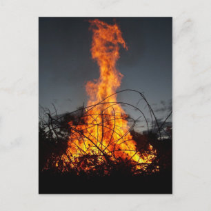 Brandblusinstallatie op Briefkaarten