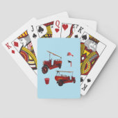  brandblusinstallaties; pokerkaarten (Achterkant)