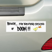 brandbluskip bumper sticker (Op auto)