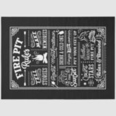 Brandblusregels Tissuepapier (Voorkant)