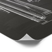 Brandblusser 1927 Patent Art - Chalkboard Poster (Hoek)