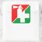 Brandblusser / EHBO stickers (Tas)