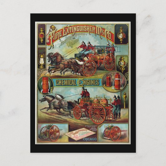 Brandblusser Mfg. Co. Briefkaart (Voorkant)