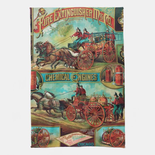 Brandblusser MFG Co. Theedoek (Verticaal)