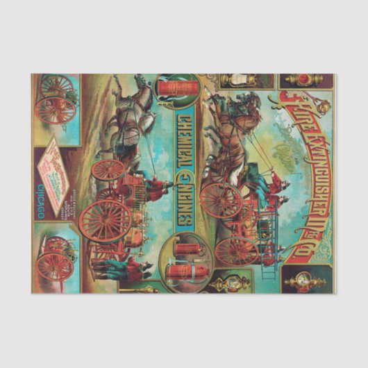 Brandblusser MFG Co. Tissuepapier (Voorkant)