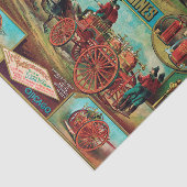 Brandblusser MFG Co. Tissuepapier (Detail)
