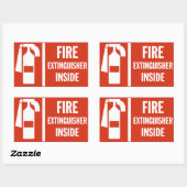 Brandblusser Sticker (Vel)