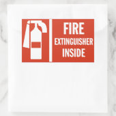 Brandblusser Sticker (Tas)