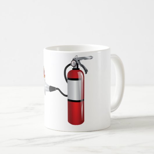 Brandblusser Uitsluiten Mok (Voorkant rechts)