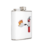 Brandblusser Uitsluiten van brandbluskolf Heupfles (Rechts)