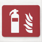 brandblusserveiligheidsbord muismat (Voorkant)