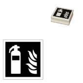 brandblusserveiligheidsbord rubberstempel (Gestempeld)