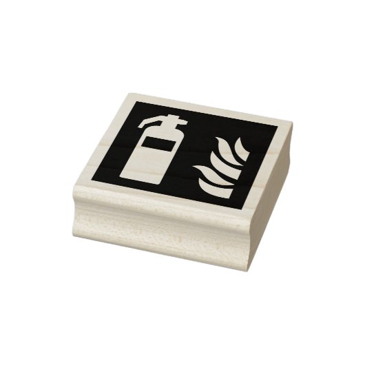 brandblusserveiligheidsbord rubberstempel (Stempel)