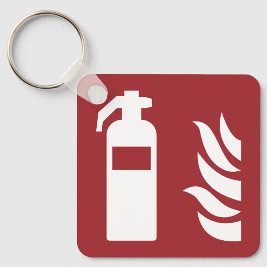 brandblusserveiligheidsbord sleutelhanger (Voorkant)