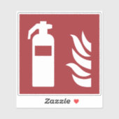 brandblusserveiligheidsbord sticker (Vel)