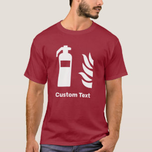 brandblusserveiligheidsbord t-shirt