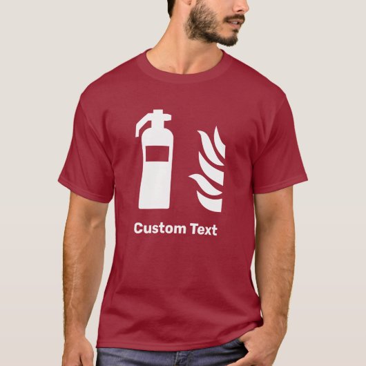 brandblusserveiligheidsbord t-shirt (Voorkant)