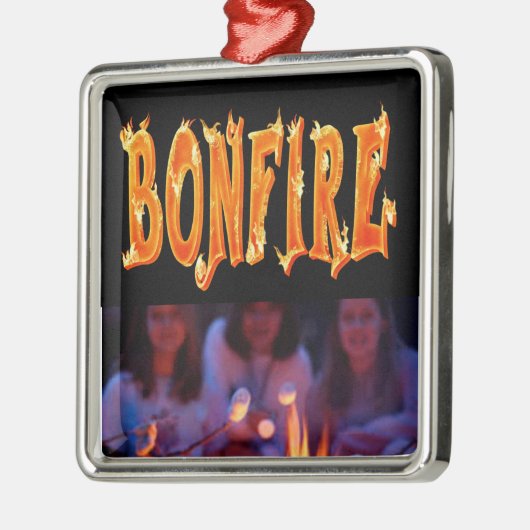 Brandblustekst Metalen Ornament (Links)