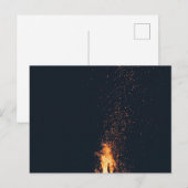 brandblusvuur briefkaart (Voorkant / Achterkant)