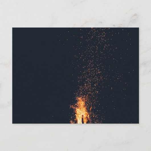 brandblusvuur briefkaart (Voorkant)