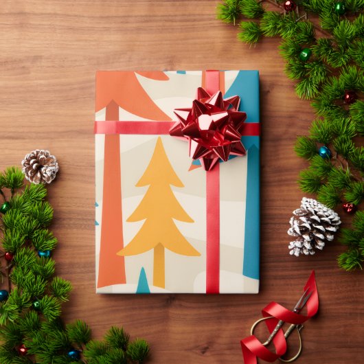 Brandbos Cadeaupapier (Feestdagen Geschenken)