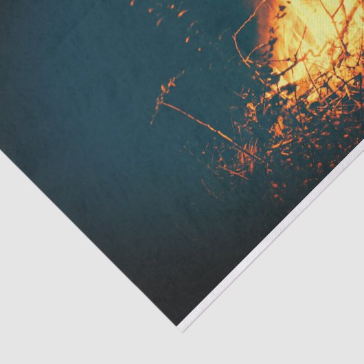 Brandbrand brandend vuur tissuepapier (Detail)