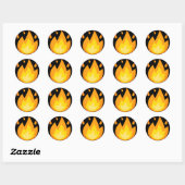 Brandbrand Emoji Ronde Sticker (Vel)