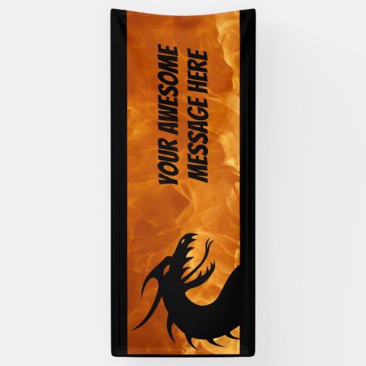  branddraak spandoek (Verticaal)