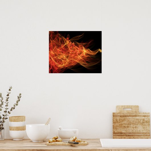 Branddriehoek Poster (Keuken)