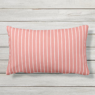 Brande koraalwitte zomerstaven buiten buitenkussen