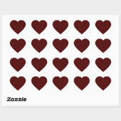 Brande lepel (vaste kleur) hart sticker (Vel)