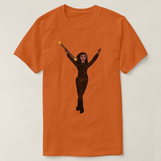 Brande Oranje drager T-Shirt (Design voorkant)