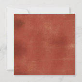 Brande Oranje pompoen Genderfeest Kaart (Achterkant)