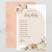 Brande oranje pompoenliefhebbers voor Baby (Voorkant / Achterkant)