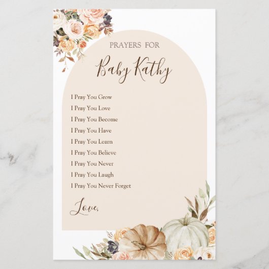 Brande oranje pompoenliefhebbers voor Baby (Voorkant)